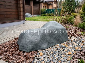 Малое изображение 1 - Декоративная крышка Камень 130х90/50, Серый