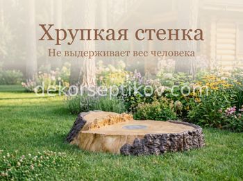 Малое изображение 1 - Декоративная крышка Пень-Лайт D80/10