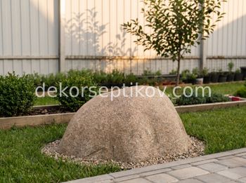 Малое изображение 1 - Декоративная крышка Камень D60/40, Коричневый