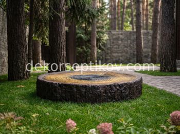 Малое изображение 1 - Декоративная крышка Пень D120/20