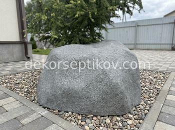 Малое изображение 1 - Декоративная крышка Камень D100/40, Серый