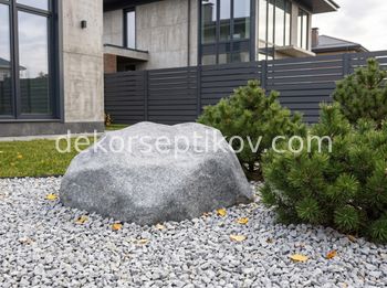 Малое изображение 1 - Декоративная крышка Камень D100/35, Серый