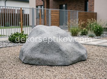 Малое изображение 1 - Декоративная крышка Камень D100/50, Серый