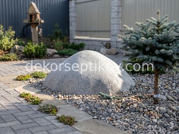 Малое изображение 1 - Декоративная крышка Камень D95/40, Серый