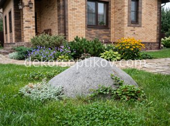 Малое изображение 1 - Декоративная крышка Камень D80/30, Серый