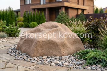 Малое изображение 1 - Декоративная крышка Камень 170х140/70, Коричневый