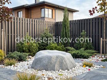 Малое изображение 1 - Декоративная крышка Камень D100/30, Серый