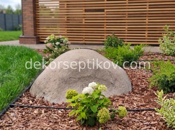 Малое изображение 1 - Декоративная крышка Камень D100x90/30, Коричневый