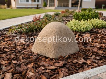 Малое изображение 1 - Декоративная крышка Камень D30/30, Коричневый