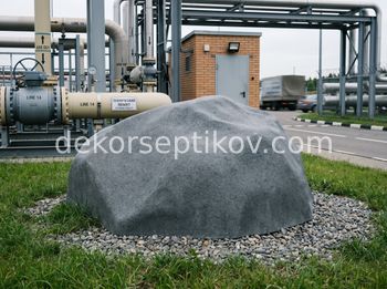 Малое изображение 1 - Декоративная крышка Камень D220/90, Серый