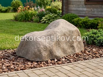 Малое изображение 1 - Декоративная крышка Камень 130х90/50, Коричневый